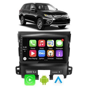 Imagem de Kit Central Multimidia Android Auto Mitsubishi Outlander 2008 2009 201