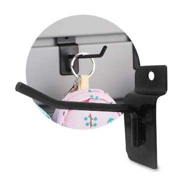 Imagem de Gancho Painel Canaletado 10cm com 100 Unidades Expositor Capinha Celular Ferramentas Loja Comércio