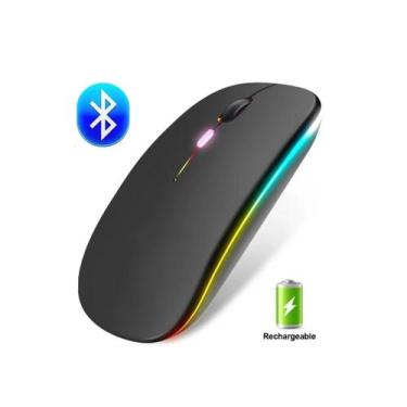 Imagem de Mouse Bluetooth Recarregável Para Tablet SM Galaxy A7 Lite 8.7 T200 - 