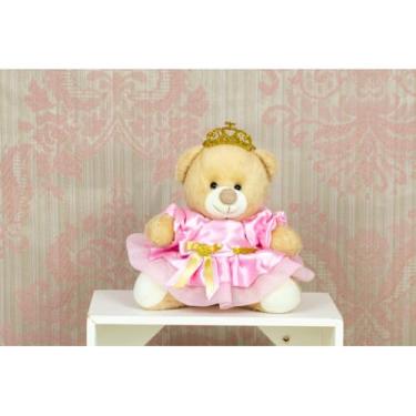 Imagem de URSO DE PELUCIA TEDDE - PRINCESA 12 CM (PRINCESA PETI ROSA)