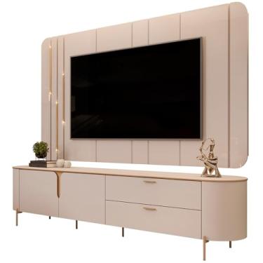 Imagem de Rack Para Sala com Painel Para TV 75 Pol Dion D05 Off White - Lyam Decor