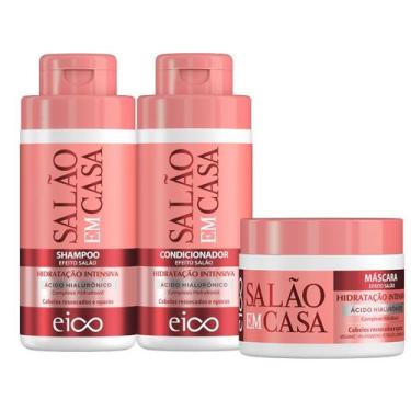 Imagem de Eico Salão em Casa Hidratação Intensiva Shampoo 450ml e Condicionador 