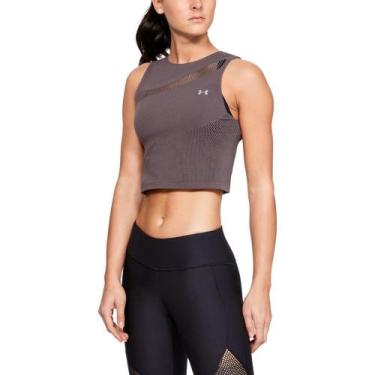 Imagem de Regata de Treino Feminina Under Armour Warrior, Roxo, G