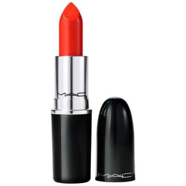 Imagem de Batom Labial MAC Lustreglass Lipstick Tons Vermelhos, Tnteaser