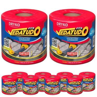 Imagem de Fita Asfáltica Vedatudo 15 cm x 10 m 10 Unidades DRYKO