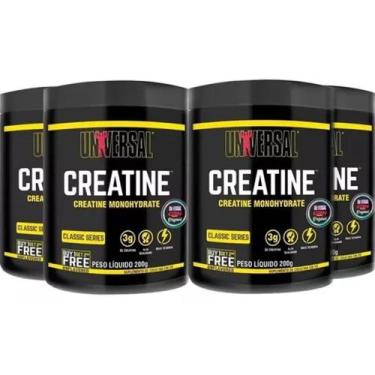 Imagem de Kit 4x Creatina - 200g - Sem Sabor - Universal Nutrition - Universal N