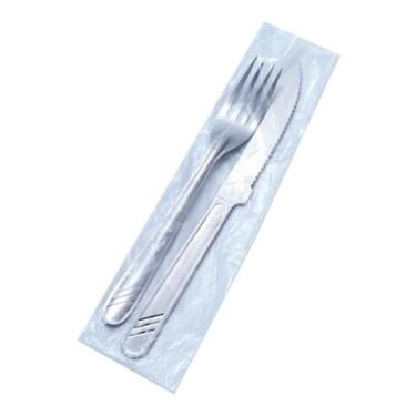 Imagem de 1000u Saco Talher Plástico 6x23 Milheiro Refeição Embala - Mplastic