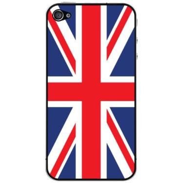 Imagem de Cellet Bandeira do Reino Unido para iPhone 4/4S - Azul/Vermelho
