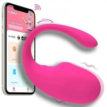 Imagem de Dispositivo Vibrador Sem Fio Controlado por Aplicativo, Rosa