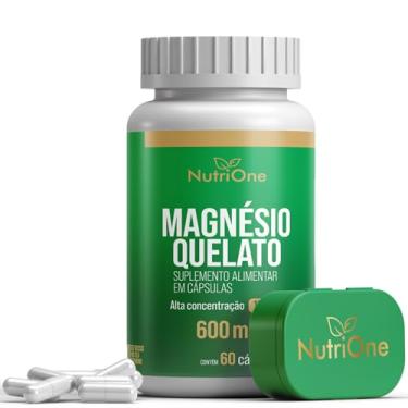 Imagem de Magnésio Quelato (Bisglicinato) Concentrado 60 Cápsulas 500mg - Nutrione