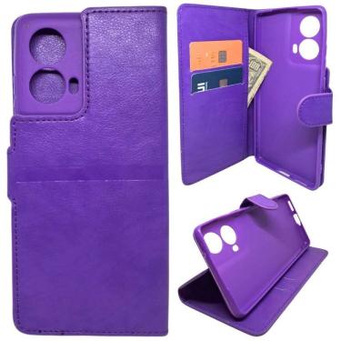 Imagem de Capa Carteira Para Motorola G85  Tela De 6.67  Capinha Case