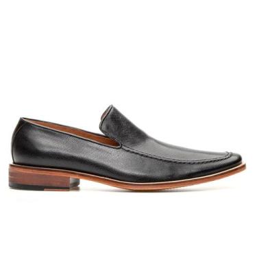 Imagem de Sapato Social Preto Loafer em Couro 660 - Madok, 43