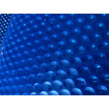 Imagem de BigXwell Cobertura Solar Redonda para Piscina de 18 Pés, Cobertura Azul para Piscinas Acima do Solo e No Solo de 16 Mil, Cobertura Isolante Resistente para Aquecedor de Piscina