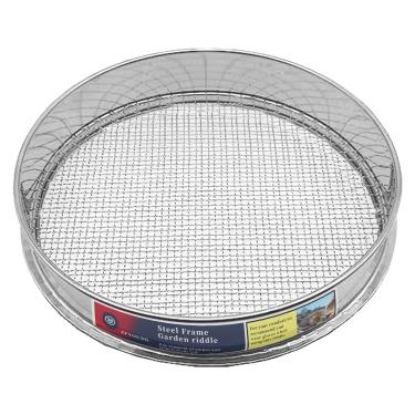 Imagem de ZFYOUNG Tela de Malha de Aço Inoxidável 304 1/4 "Malha de Malha-Peneira de Solo para Grandes Jardins para Aumentar Sua Produtividade de Jardinagem, Prata