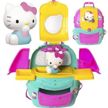 Imagem de Maleta Regulavel Kit Infantil Didatico Com Boneca Hello Kitty Em Vinil