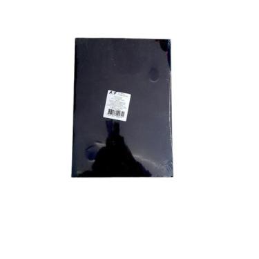 Imagem de Contra Capa Para Encadernação Chapa Plástica A4 Preta C/100 - ACP