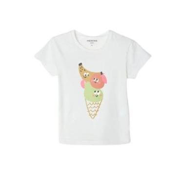 Imagem de Blusa Infantil Hering Estampado Sorvete Branco-Feminino