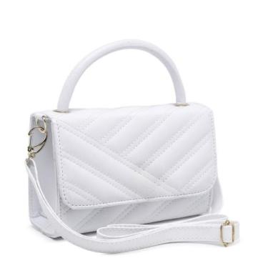 Imagem de Bolsa Luxo Feminina  - sem marca, Branco