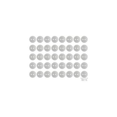 Imagem de Kit 3 Pacotes Mini Botão Flor - 120 unidades - We Care About, Branco
