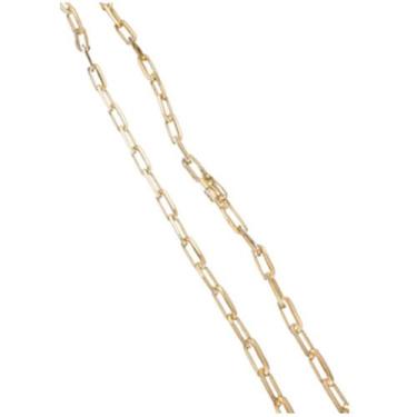 Imagem de Corrente Cardi fecho canhão 8mm 34G Banhado 18k - A.R Variedades MT