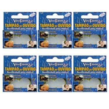 Imagem de Kit 6 Protetor Tampão De Ouvido 100% Silicone - Vani France