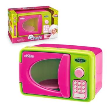 Imagem de Microondas Little Chefs Cozinha Infantil Usual Brinquedos