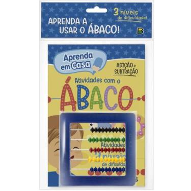 Imagem de Contador ábaco Aprenda em Casa com 100 Argolas 13,5X20CM - Todolivro