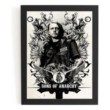 Imagem de Quadro Arte Sons Of Anarchy Jax Teller Poster Com Moldura - Fanarte