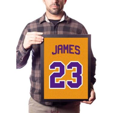Imagem de Quadro Arte Camiseta 23 Lebron James - Fanarte