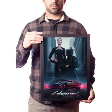 Imagem de Lindo Quadro A3 Cyberpunk 2077 Substance Over Style - Fanarte