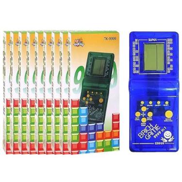 Imagem de Kit 10 Jogos Mini Game Clássico com Jogos Tetris Cobrinha Ping Pong Ca