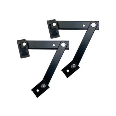 Imagem de Braço maxim-ar 25cm/250mm janela linha suprema preto par al - VCB