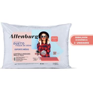 Imagem de Travesseiro de Fibra - Altenburg Dueto (Embalagem Econômica 2 peças) -