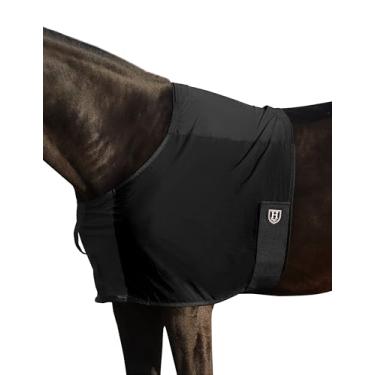 Imagem de Protetor de peito de cavalo elástico e nylon preto G