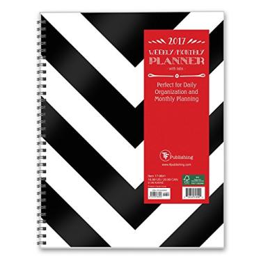 Imagem de TF Publishing Calendário clássico Chevron 2017 Academic Year Perfect Planner (17-9641A)