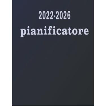 Imagem de 2022-2026 pianificatore: (Calendario settimanale/mensile) Planner 2022-2026: gennaio 2022 - dicembre 2026, 5 anni una settimana al mese (60 mesi)
