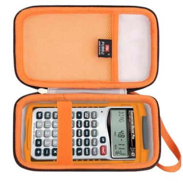 Imagem de FBLFOBELI Estojo de transporte rígido para calculated Industries 4065 4080 4054 Construction Master Pro Advanced Construction Math Calculadora de fração de pés polegadas apenas, capa