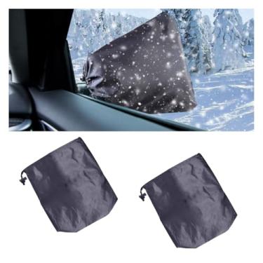Imagem de Capas de neve para espelho lateral de carro, capas de proteção de visão traseira à prova d'água, capas de espelho de gelo de neve, acessórios externos de espelho retrovisor lateral de carro para