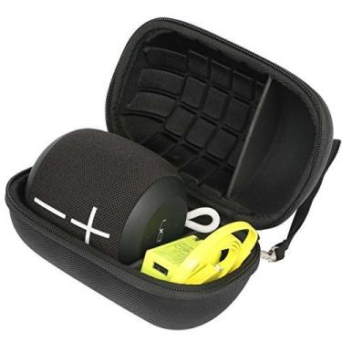 Imagem de khanka Capa rígida de substituição para alto-falante Bluetooth portátil Ultimate Ears UE Wonderboom 1/2/3 impermeável (preto)