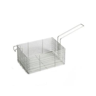 Imagem de Cesto de Fritura 24x17x10 Inox Fritadeira Eletrica - JETFERR, 24x17x10