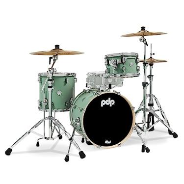 Imagem de Pacific Drums & Percussion PDP Concept Maple Bop 3 peças, conjunto de bateria de cetim de espuma do mar pacote de concha (PDCM18BPSF)