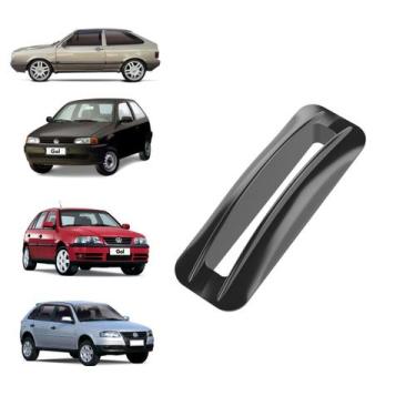 Imagem de Arremate Do Banco Liso Fusca Gol Parati Saveiro Preto - PLASTCAR