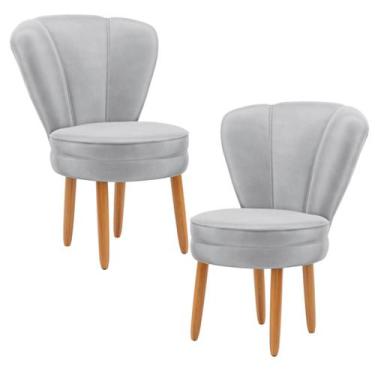 Imagem de Kit 2 Cadeiras Estofada para Sala de Espera Decor Moderna - MOBLAN Dec