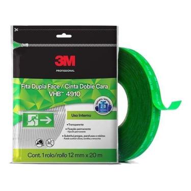 Imagem de Fita Dupla Face 3M Vhb Extra Forte Transparente 12mm X 20mt Uso Profis