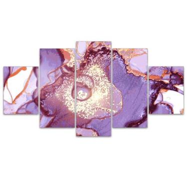 Imagem de Quadro Decorativo em Mosaico MDF Mármore 14 115x60cm - Império da Impr