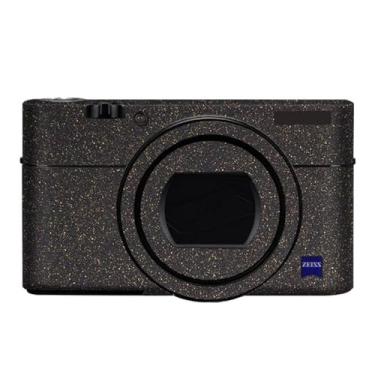 Imagem de Adesivo antiarranhões para câmera Sony RX100VI RX100VII película protetora de câmera RX100M6 RX100M7 (preto estrelado)