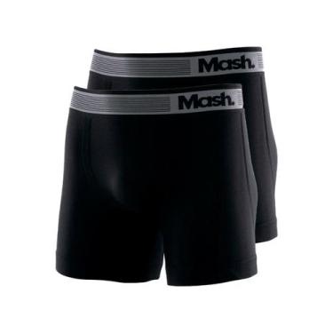 Imagem de Kit com 2 Cuecas Boxer Mash 710.01, Preto, G