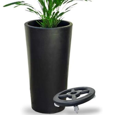Imagem de Kit com Vaso de Planta e Suporte com Roda Para Decoração - Alpe & Arit