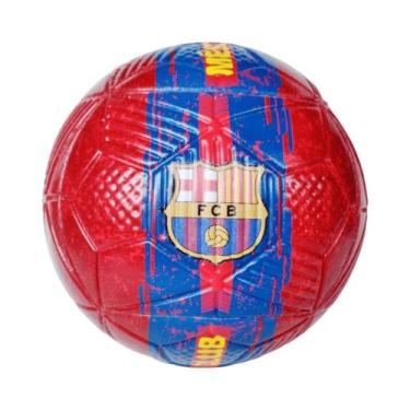 Imagem de Bola de Futebol Barcelona PVC/PU Nº5 Azul e Vermelha Futebol e Magia -