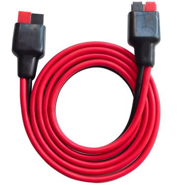 Imagem de AJDPOI Cabo de extensão do gerador solar, conector 14AWG 45A, 1 m/1 m, preto + vermelho, compatível com GZ Yeti / G500